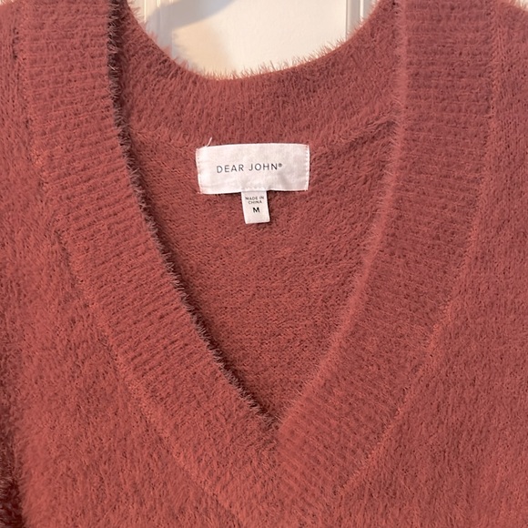 Dear John Valli Withered Rose Eyelash Sweater Women's Medium - Picture 3 of 4